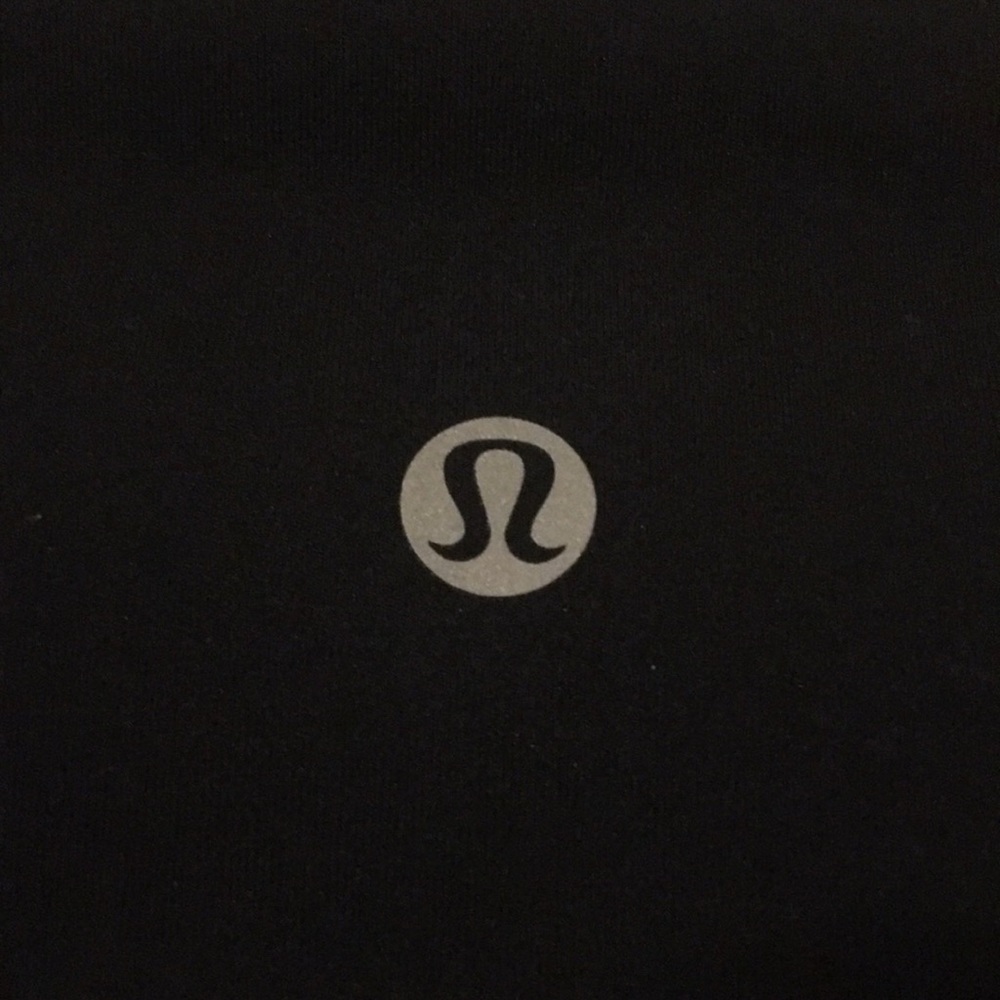 LULULEMON black capri leggings with mesh detail!